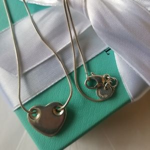 Tiffany & Co. Sliding Heart Pendant Necklace